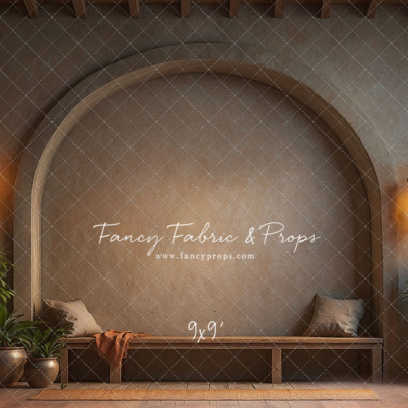 Warm Amber Archway - With Bench - With Sweep Option