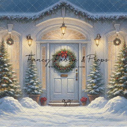 White Christmas Welcome - With Sweep Option