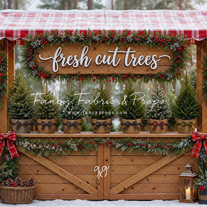 Winter Woods Tree Market - With Sweep Option