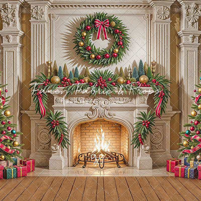 Yuletide Hearth - with Sweep Option