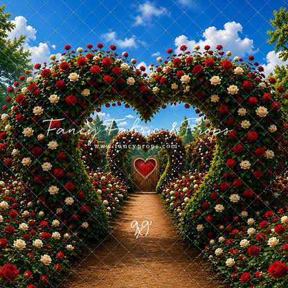 Heart Shaped Garden - With Sweep Option