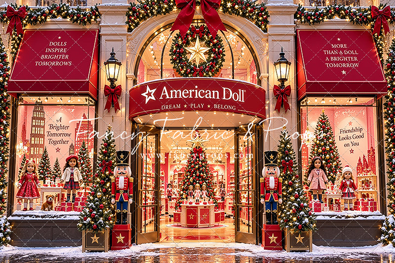 American Doll Holiday - With Sweep Option