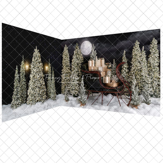 Antique Sleigh 2pc Mini Room