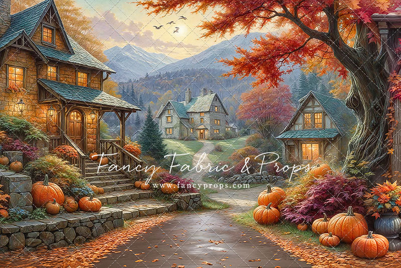 Autumn Village Vista - With Sweep Option