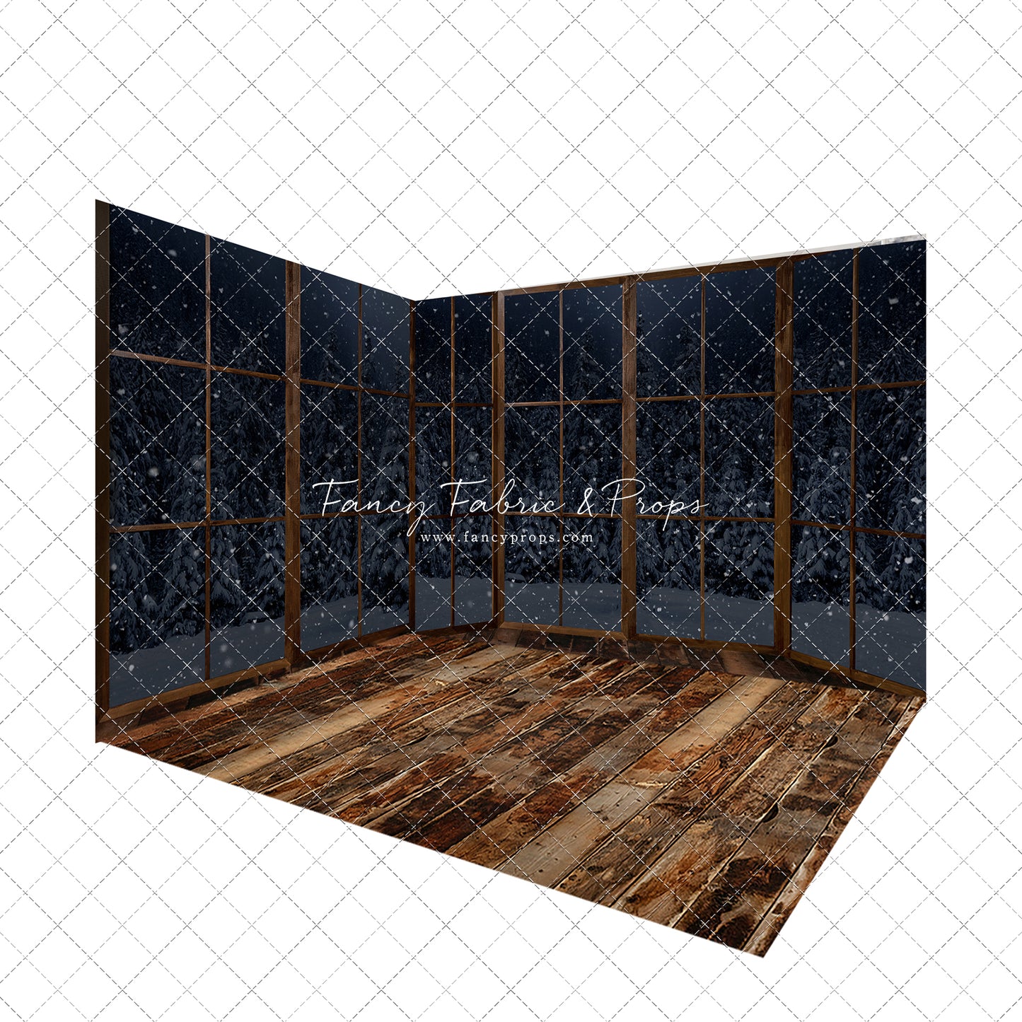 Midnight Snowy Bay View - Mini Room