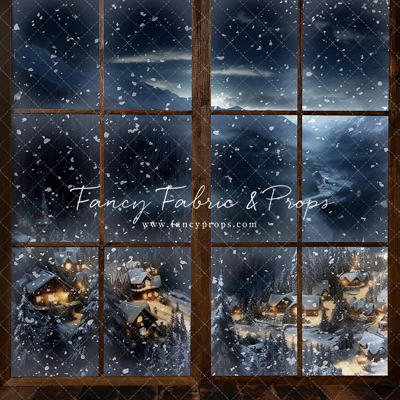 Bay Window Village View – Fancy Fabric & Props