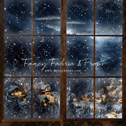 Frosted Village Bay Window - Room