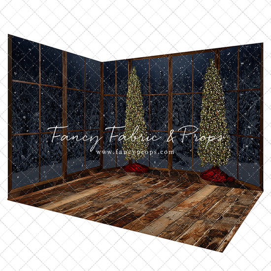 Bay Window With Trees - Room