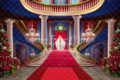 Belle's Royal Staircase - Red Carpet - With Sweep Option