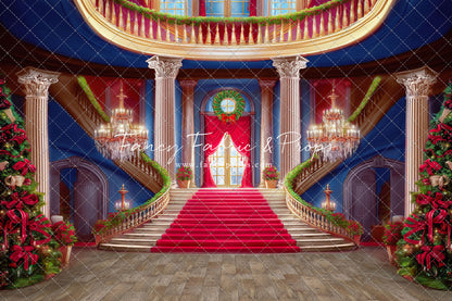 Belle's Royal Staircase -Wood Floor - With Sweep Option