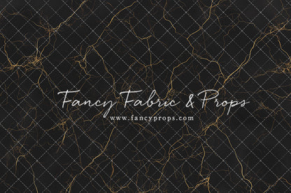 Black & Gold Marble Mat Floor