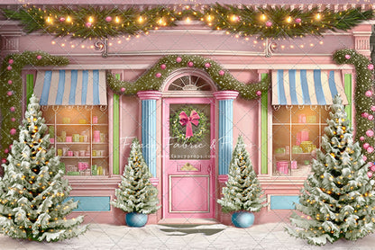 Frosty Sweet Shop - Pink & Blue - with Sweep Option