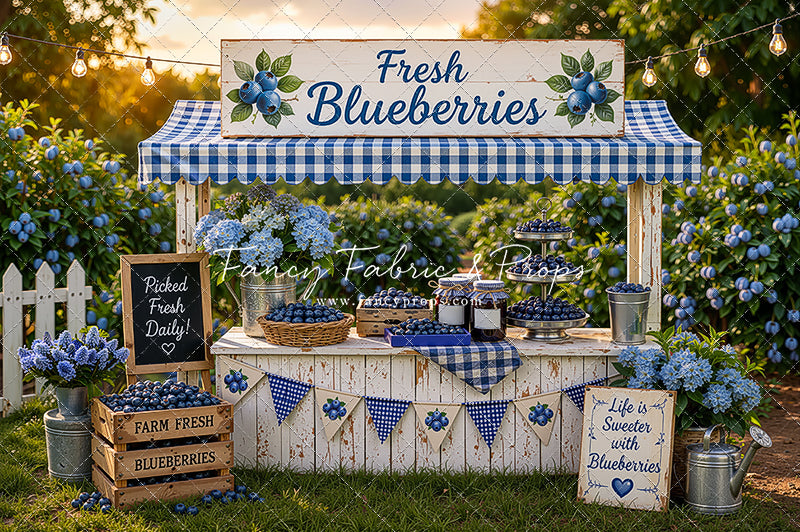 Blueberry Patch Market - With Sweep Option