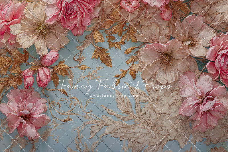 Blushing Petal Tapestry - Horizontal Only