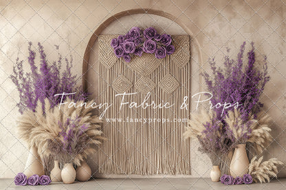 Bohemian Lavender Rose - With Sweep Option