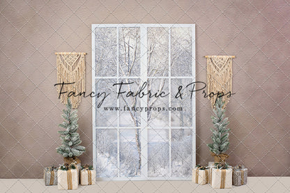 Boho Fireplace Window