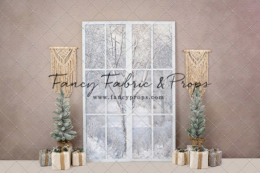 Boho Fireplace Window