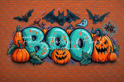 Boo Crew Graffiti Wall - With Sweep Option