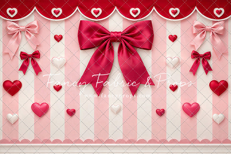 Bow Tied Valentine Wall - With Sweep Option