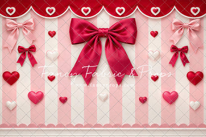 Bow Tied Valentine Wall - With Sweep Option