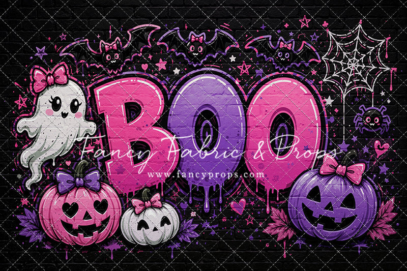Bubblegum Boo Wall - With Sweep Option