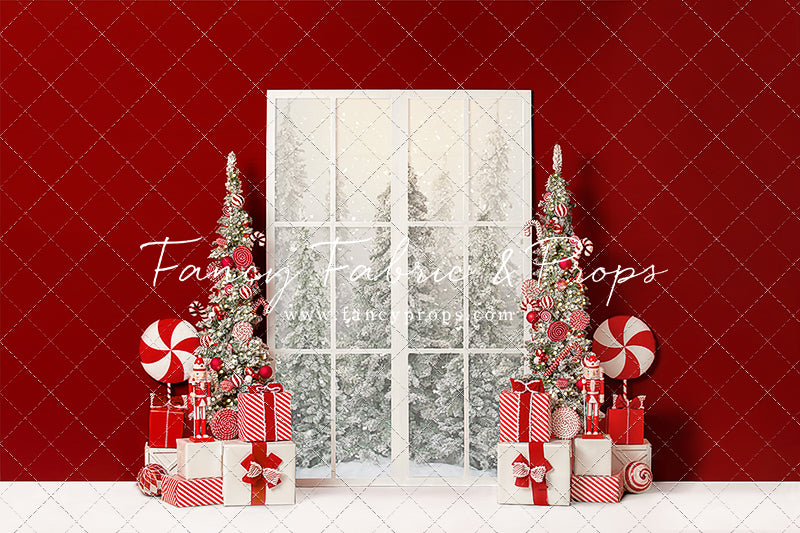 Candy Cane Window