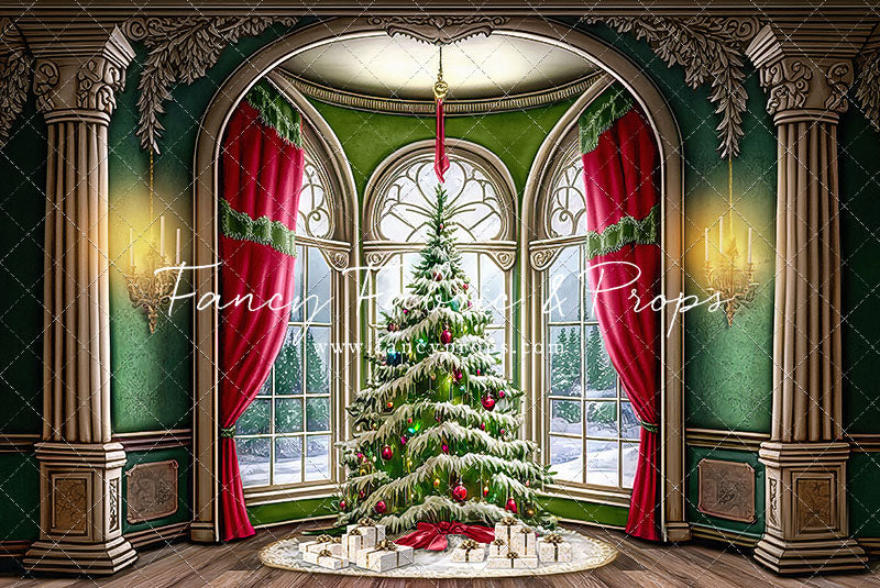 Cathedral Christmas - Wood Floor Option - with Sweep Option