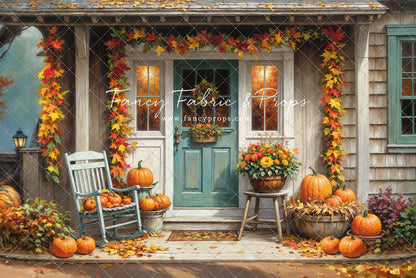 Charming Autumn Porch - With Sweep Option