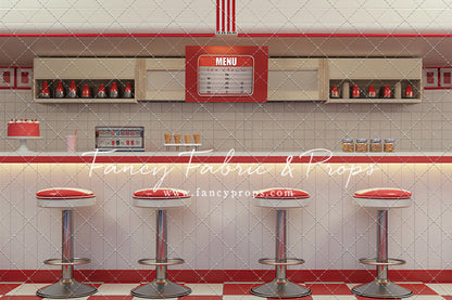 Cherry Cream Diner - With Sweep Option