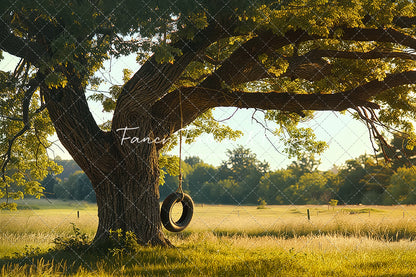 Childhood Tire Swing - with Sweep Option
