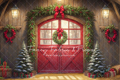 Christmas At The Red Barn - Straw Floor - with Sweep Option