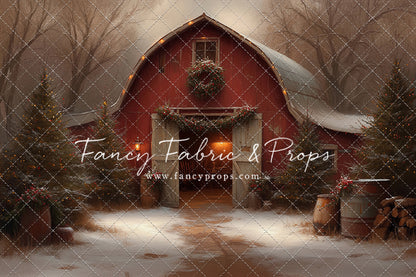 Christmas Barn Glow - with Sweep Option