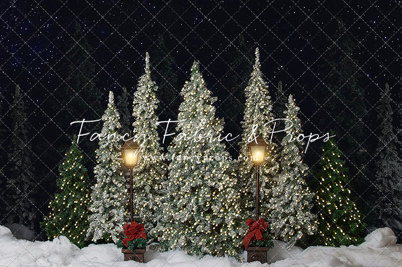 Christmas Cottage Trees