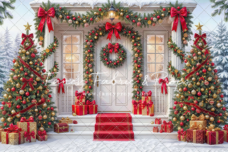 Christmas Front Porch Classic - With Sweep Option