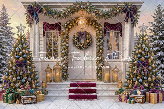 Christmas Plum Home - With Sweep Option
