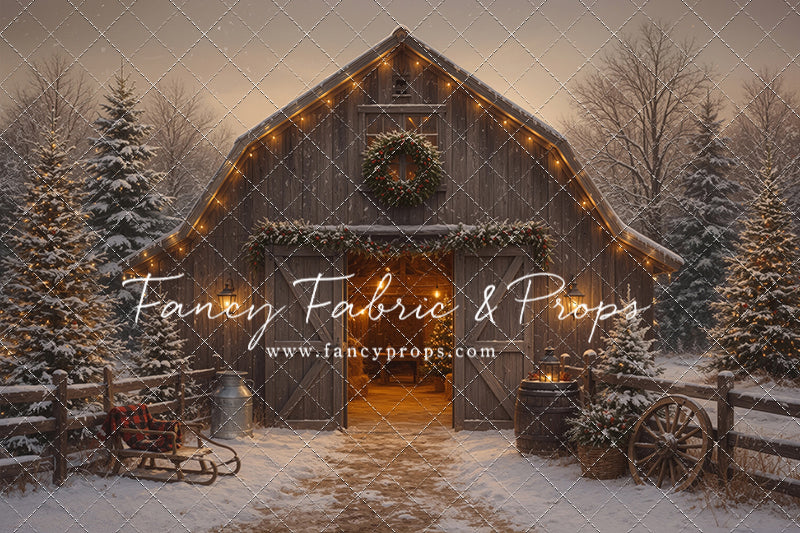 Christmas In The Timber Barn - with Sweep Option