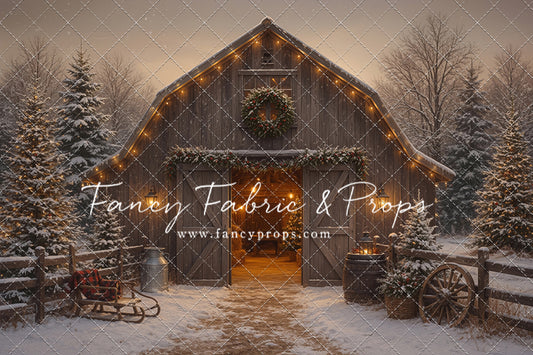 Christmas In The Timber Barn - with Sweep Option