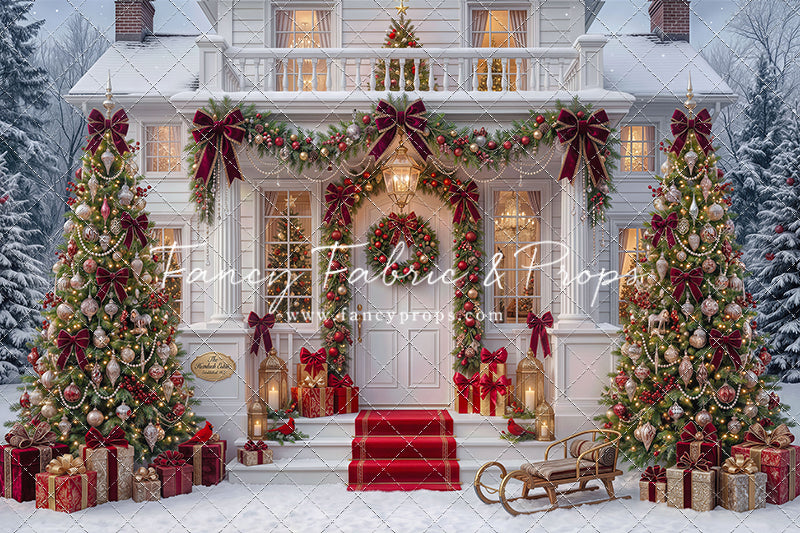 Classic Christmas House - With Sweep Option