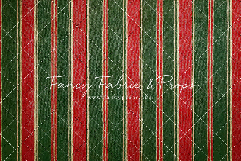 Classic Christmas Stripe - With Sweep Option