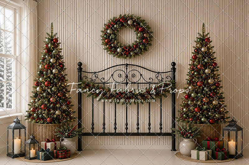 Classic Festive Headboard - with Sweep Option