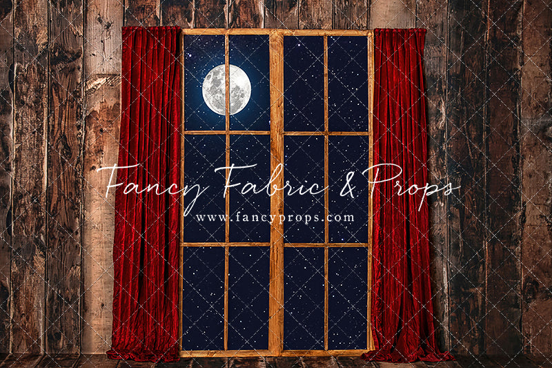 Classic Window With Drapes