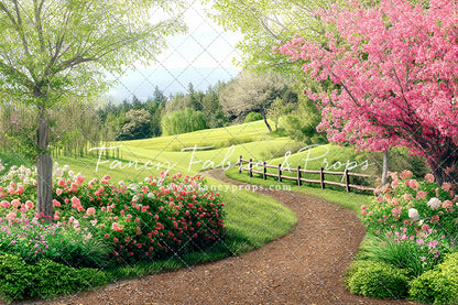 Country Road In Bloom - With Sweep Option