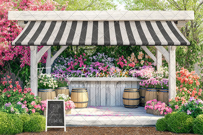 Country Spring Flower Shoppe - With Sweep Option