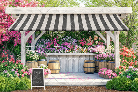 Country Spring Flower Shoppe - With Sweep Option