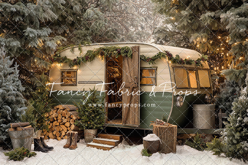 Cozy Camper Christmas - with Sweep Option