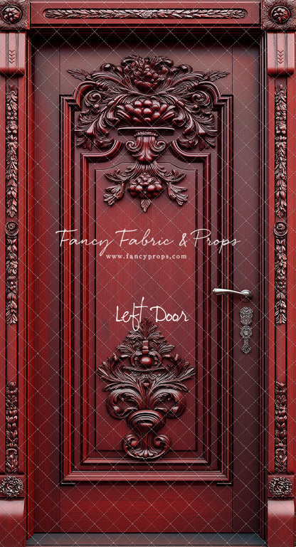 Crimson Chateau Door - Slimline Drop For OG Fancy Lite System - Slimline Panels