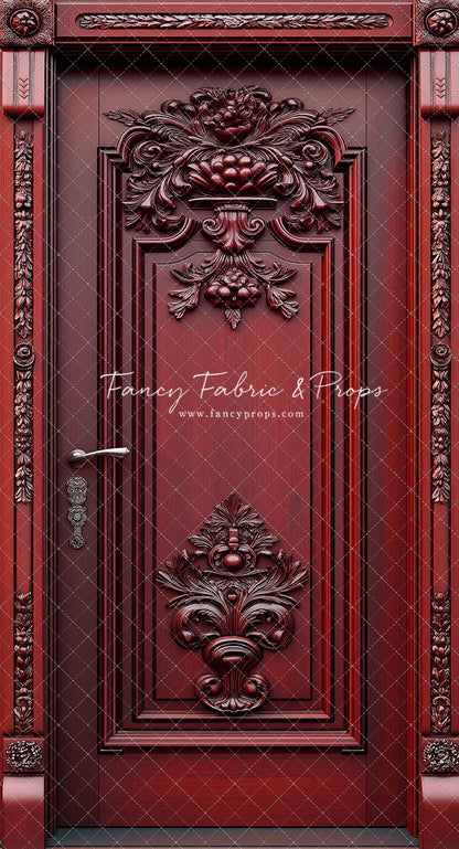 Crimson Chateau Door - Slimline Drop For OG Fancy Lite System - Slimline Panels