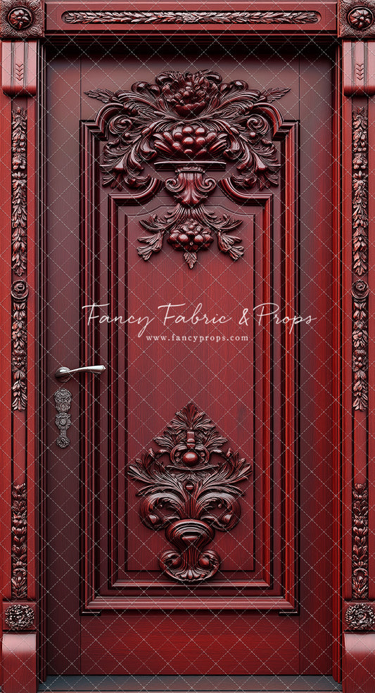 Crimson Chateau Door - Slimline Drop For OG Fancy Lite System - Slimline Panels