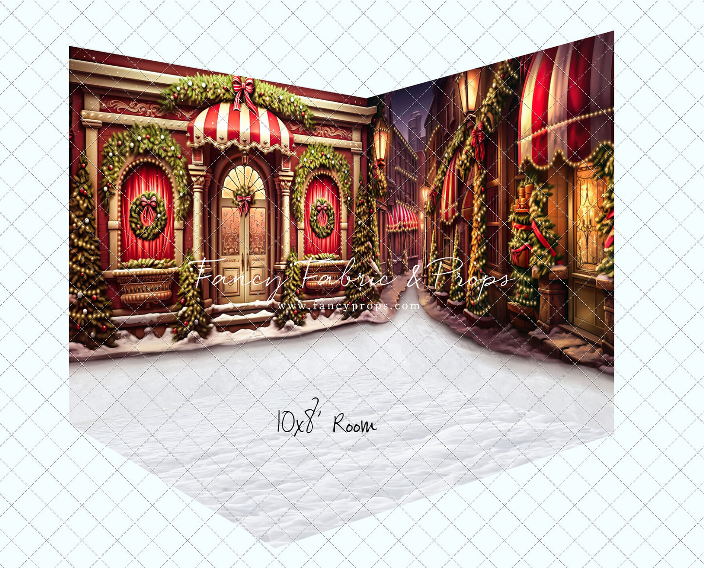 Crimson Christmas Shops Room