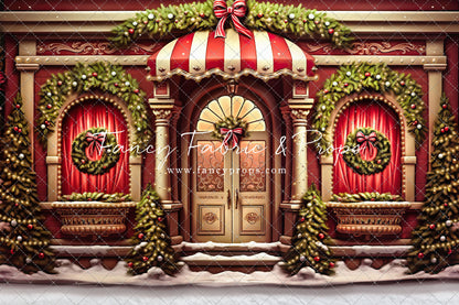 Crimson & Gilt Christmas Emporium - with Sweep Option